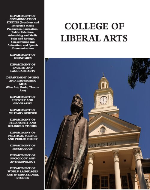 COLLEGE OF LIBERAL ARTS - Morgan State University