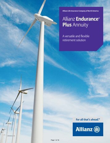 Allianz Endurance® Plus Annuity - Allianz Life Insurance Company ...