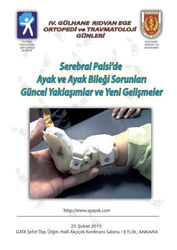 Broşür (PDF) - Serebral Palsi'de Ayak ve Ayak Bileği Sorunları