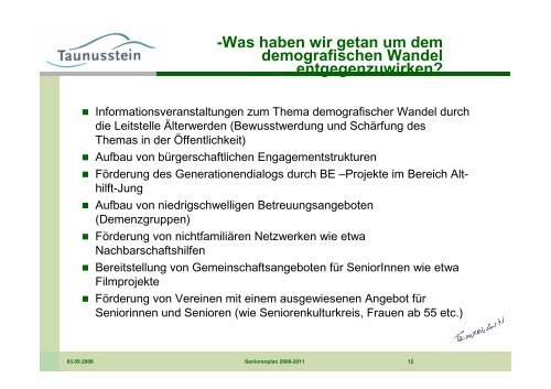 Unterlagen zur Präsentation (PDF) - Rheingau - Taunus - Kreis