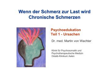 Folien, .pdf - Klinik für Psychosomatik und Psychotherapeutische ...