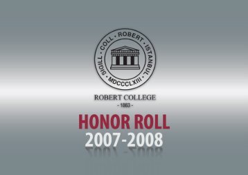 Alumni - Robert College