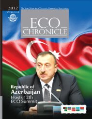 ECO Chronicle - Economic Cooperation Organization