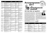 Ferienprogramm 2011.qxp - Verbandsgemeinde Landstuhl