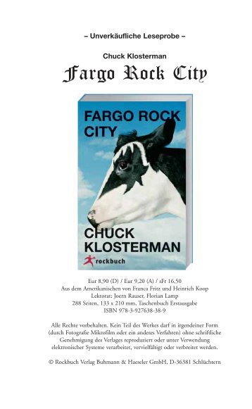 Fargo Rock City - Willkommen bei Rockbuch Verlag