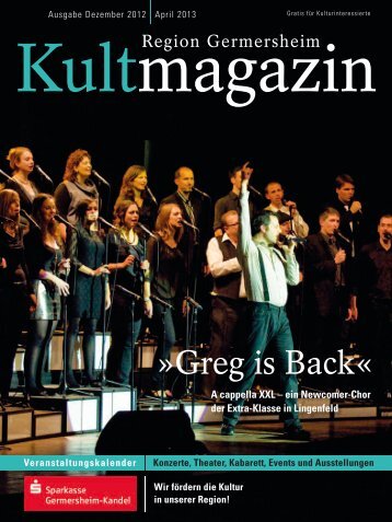Greg is Back« - Sparkasse Germersheim-Kandel