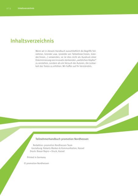 Teilnehmerhandbuch: Businessplan (PDF) - promotion Nordhessen