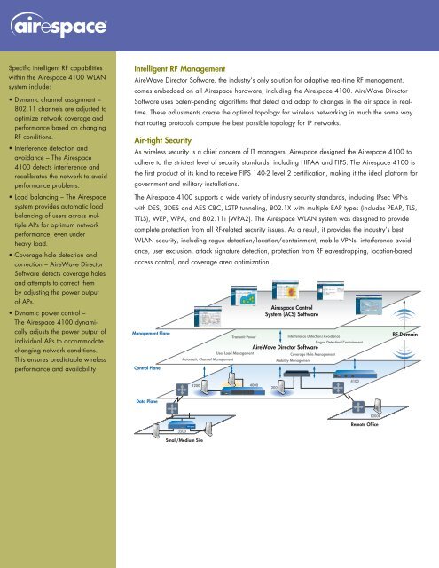 Airespace 4100 WLAN Appliance