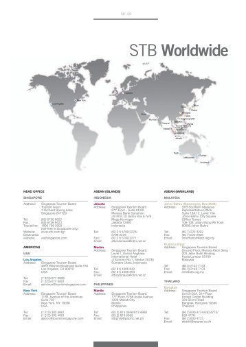 STB Worldwide - Singapore Tourism Board