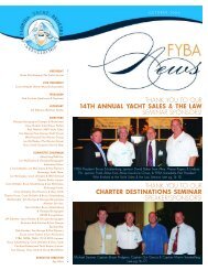 October 2009 - Florida Yacht Brokers Association, Inc.
