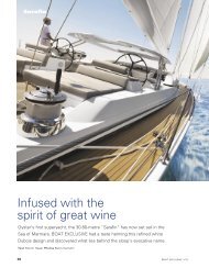 Infused with the spirit of great wine - Oyster Yachts