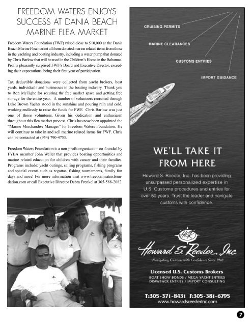 May 2009 - Florida Yacht Brokers Association, Inc.