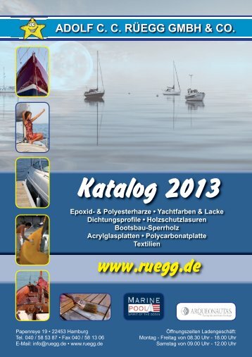 zum neuen Rüegg Katalog 2013 - Adolf CC Rüegg