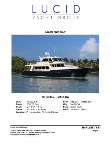 MARLOW 78-E - Yachtcouncil.org