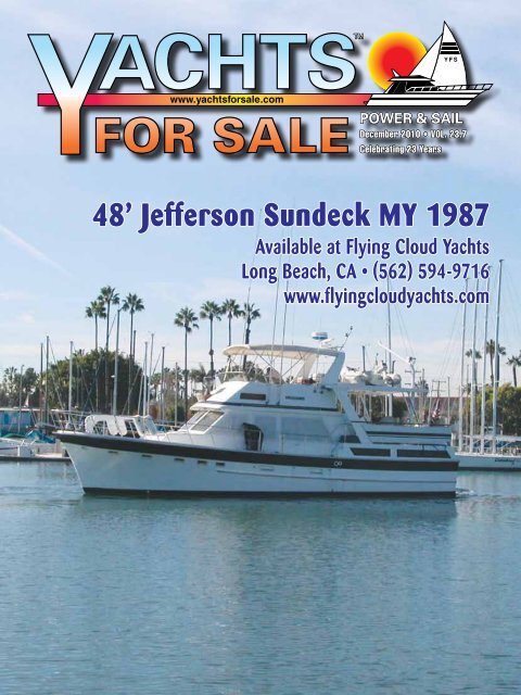 view pdf catalog - Yachts For Sale
