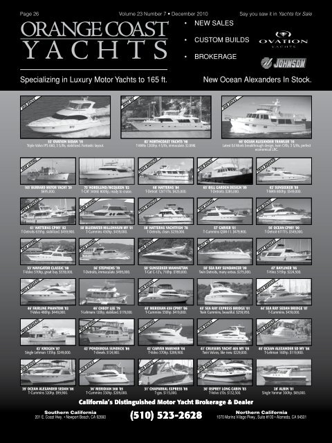 view pdf catalog - Yachts For Sale