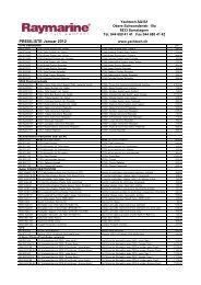 Raymarine VK 01-01-12 - Yachtech AG