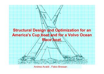 Structural Design and Optimization for an America's Cup boat and ...