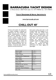 BARRACUDA YACHT DESIGN CHILL-OUT 40'