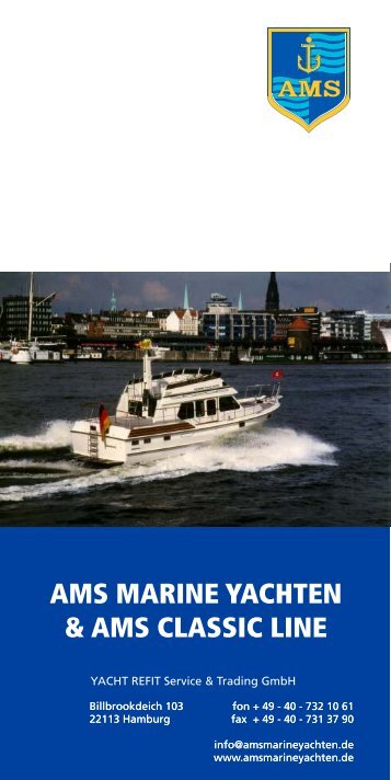 ams yachten & leistungen - Yacht Refit Service & Trading GmbH