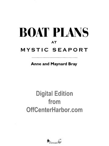Boat Plans at Mystic Seaport - OffCenterHarbor.com