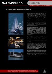 WARWICK 65 - Warwick Yacht Design