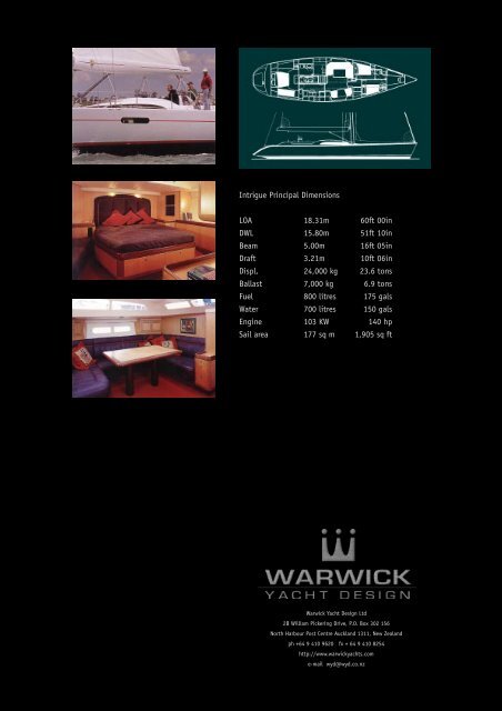 WARWICK 60 - Warwick Yacht Design