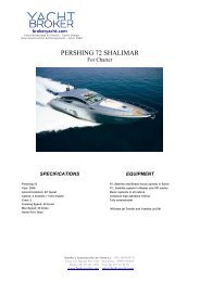 PERSHING 72 SHALIMAR - Broker Yacht