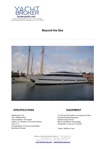 Beyond the Sea - Broker Yacht