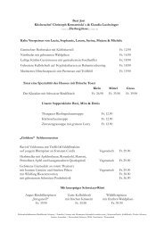 A la carte Angebot als PDF - Goldenes Kreuz
