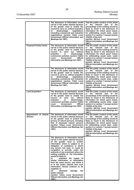 RODNEY DISTRICT COUNCIL - Auckland Council