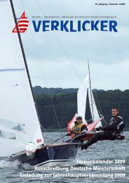 Verklicker 1/2009 PDF - H-Jolle