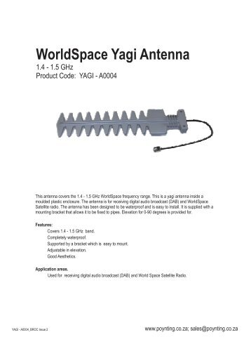 WorldSpace Yagi Antenna