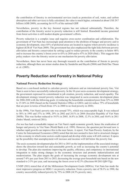 Contribution of Forestry to Poverty Alleviation - APFNet