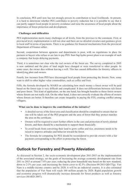 Contribution of Forestry to Poverty Alleviation - APFNet