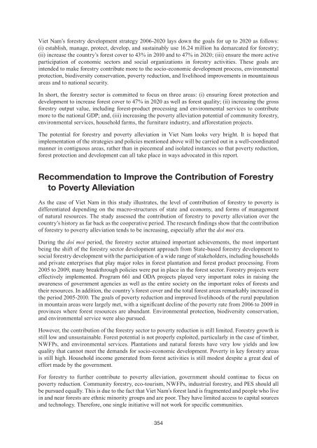 Contribution of Forestry to Poverty Alleviation - APFNet