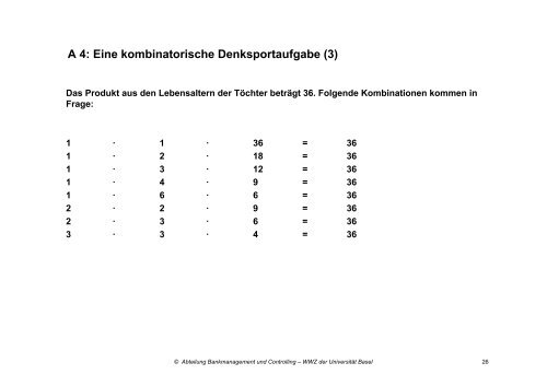 BWL 1: Übungen zur Einführung in die ... - RealWWZ