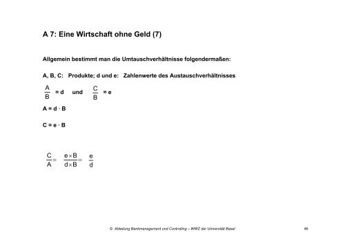 BWL 1: Übungen zur Einführung in die ... - RealWWZ