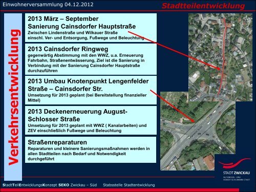 Präsentation zur Einwohnerversammlung am 4 ... - Stadt Zwickau