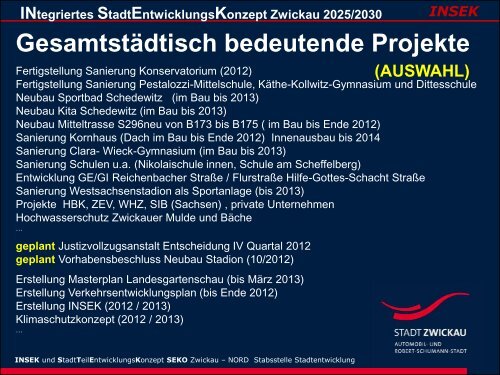 Präsentation zur Einwohnerversammlung am 4 ... - Stadt Zwickau