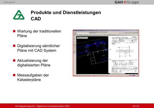 GA Magyarorszag Kft. - Allgemeine Firmenpräsentation2009