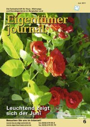 Leuchtend zeigt sich der Juni - Eigentümerjournal