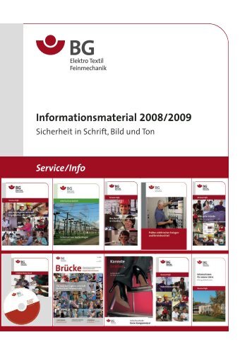 Informationsmaterial 2008-2009 - Die BG ETEM