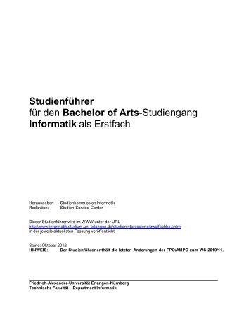 Studienführer - Informatik - Friedrich-Alexander-Universität Erlangen ...