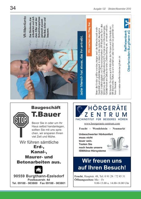 Mitteilungsblatt 132 - Oktober/November 2010 - Gemeinde Burgthann