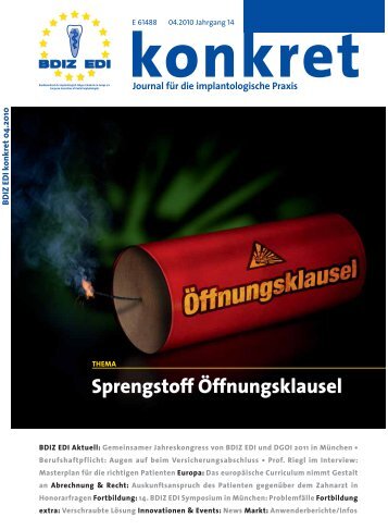 Die komplette Ausgabe finden Sie hier - BdiZ