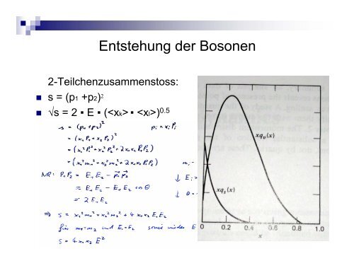 Nachweis von W und Z Boson