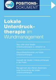 Lokale Unterdrucktherapie - EWMA