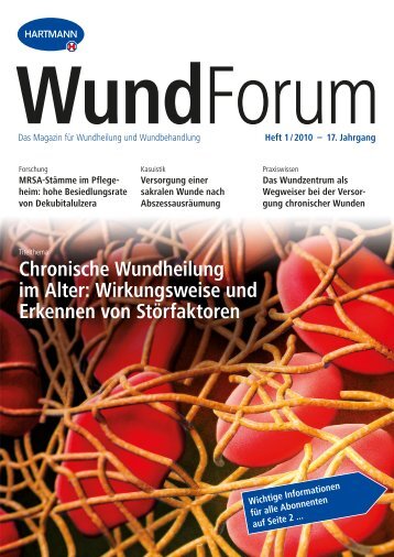 WundForum 1/2010 - Hartmann - Paul Hartmann AG
