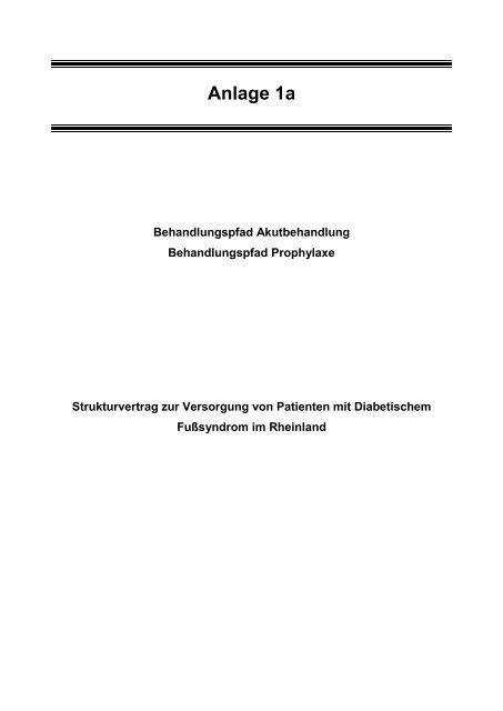 Der Vertrag im Wortlaut mit Anlagen (PDF, 580 - Kassenärztliche ...